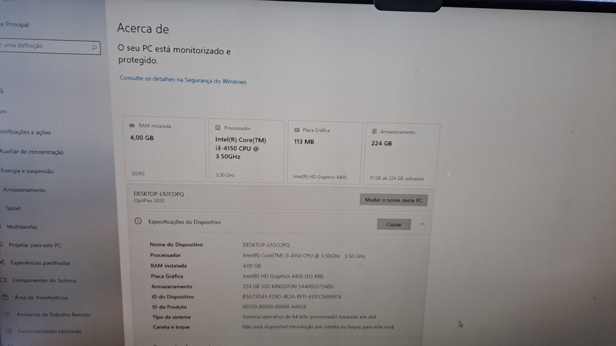 Dell Optiplex 3020