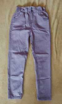 Brązowe spodnie boyfriendy jeans roz. S/36