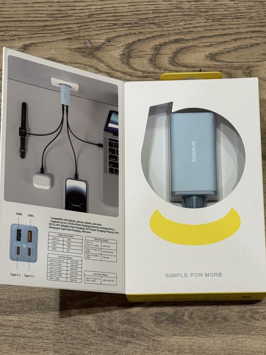 Зарядка Baseus 65w