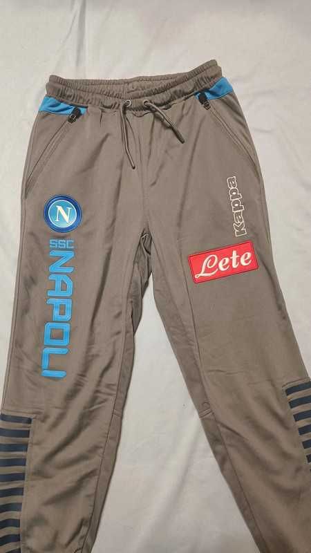 Oryginalny dwuczęściowy dres sportowy piłkarski SSC Napoli Kappa 140