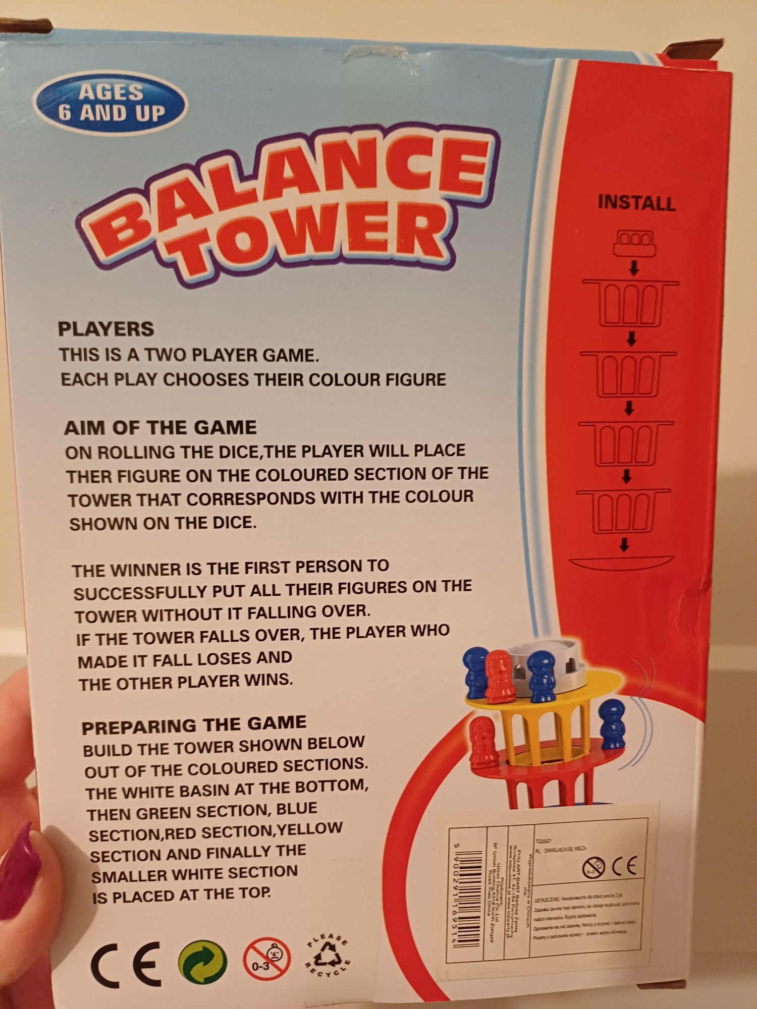 Gra balance Tower, krzywa wieża, Piza, bujana wieża