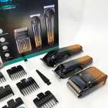 Комплект VGR 3 в 1 V-644 акумуляторна машинка для стрижки, триммер та