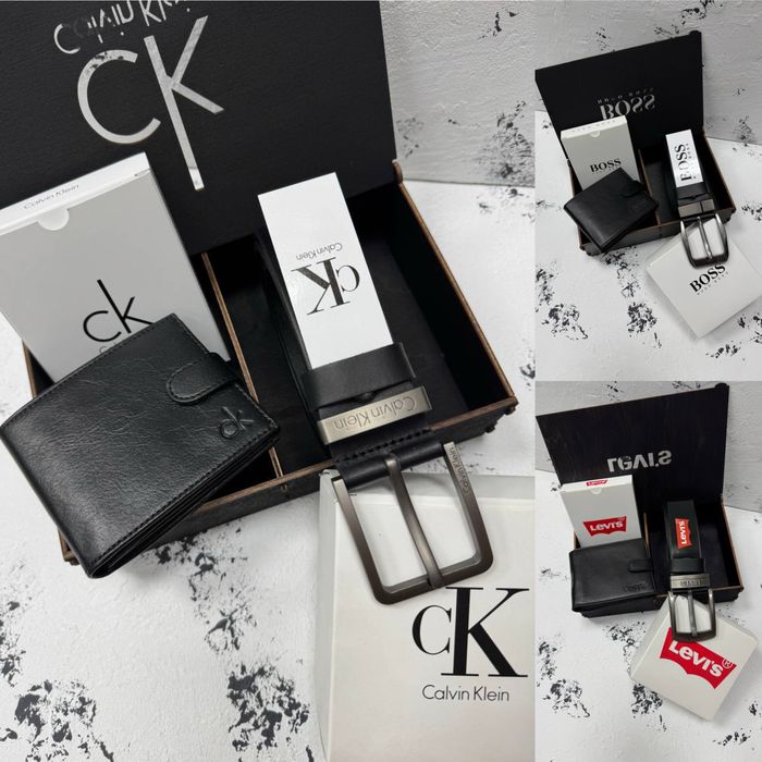 Мужской набор ремень+портмоне кожа Чоловічий набір шкіра на подарунок