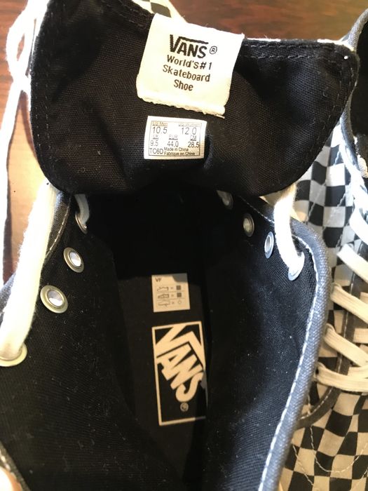 Vans bota xadrez nr 44