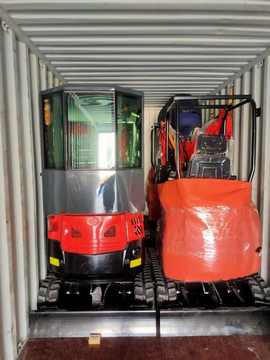 Minikoparka mini koparka Gąsienicowa Delphi HT15 PRO z Kabiną 1500kg
