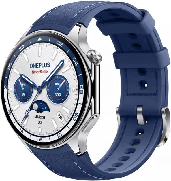 Смарт годинник OnePlus Watch 2 Nordic Blue, 46mm, NFC, 100h work
