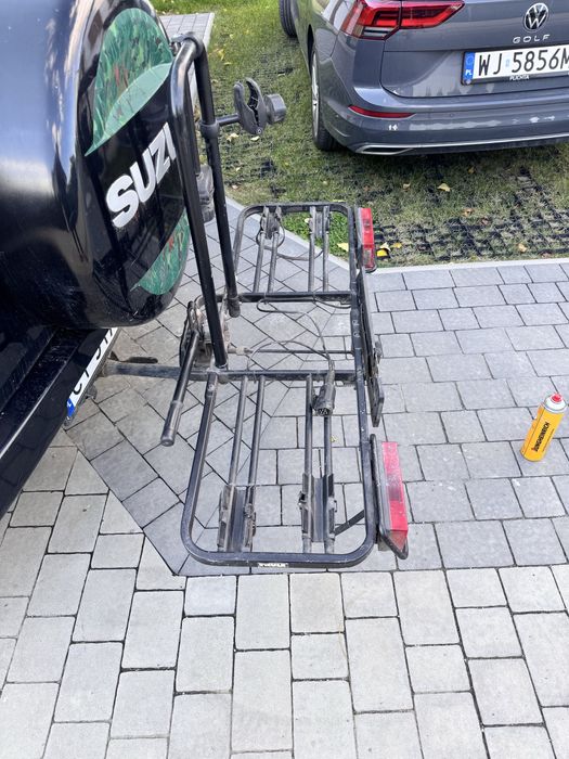 bagażnik rowerowy Thule, na dwa rowery solidny