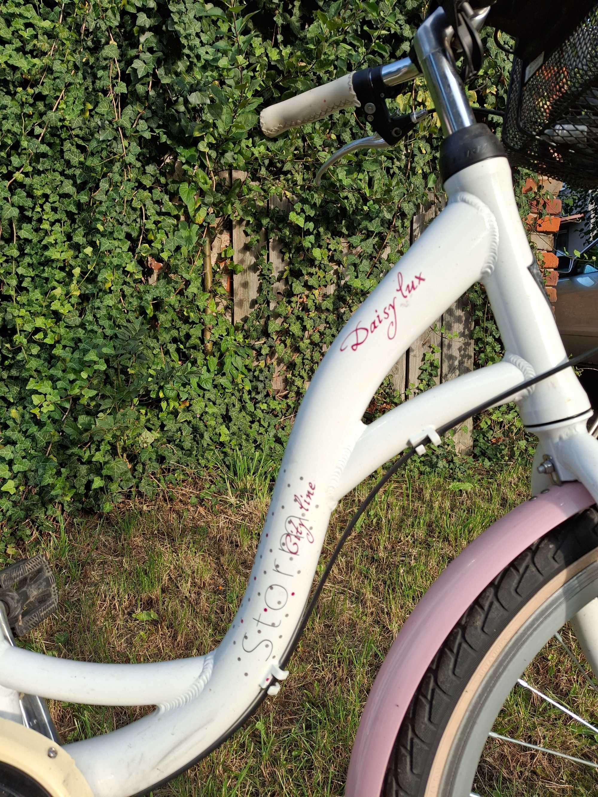 Rower Storm model Daisy Lux kola 24" rama 14" + Kask Kross Metropolis
