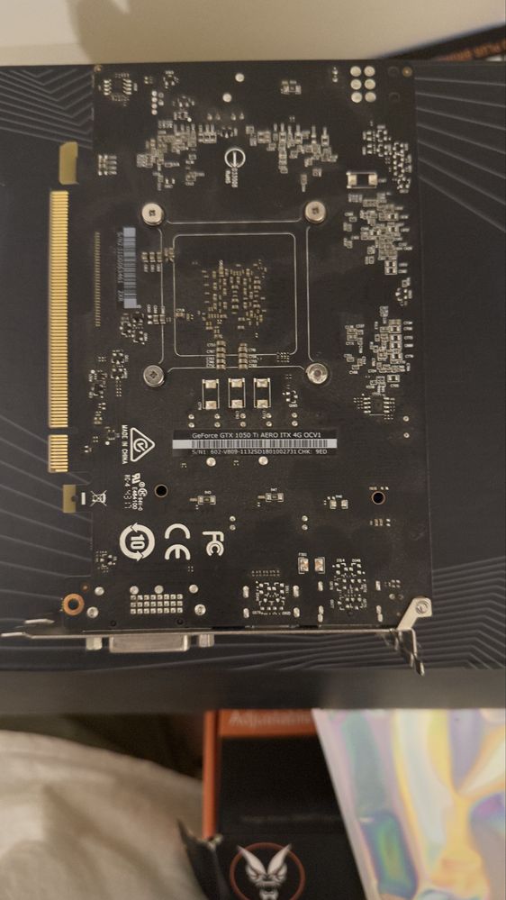 MSI Geforce GTX 1050 ti aero itx 4g ocv1