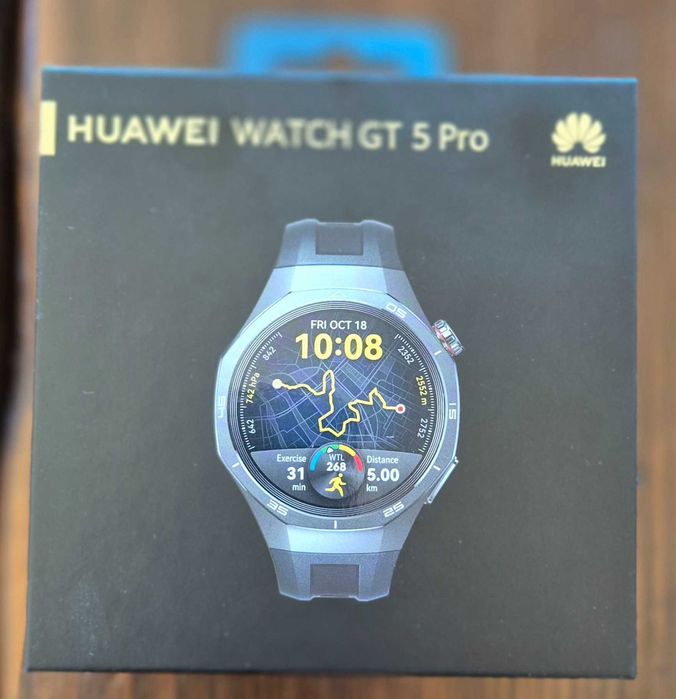 Смарт часы Huawei watch GT 5 Pro Black 46mm UA