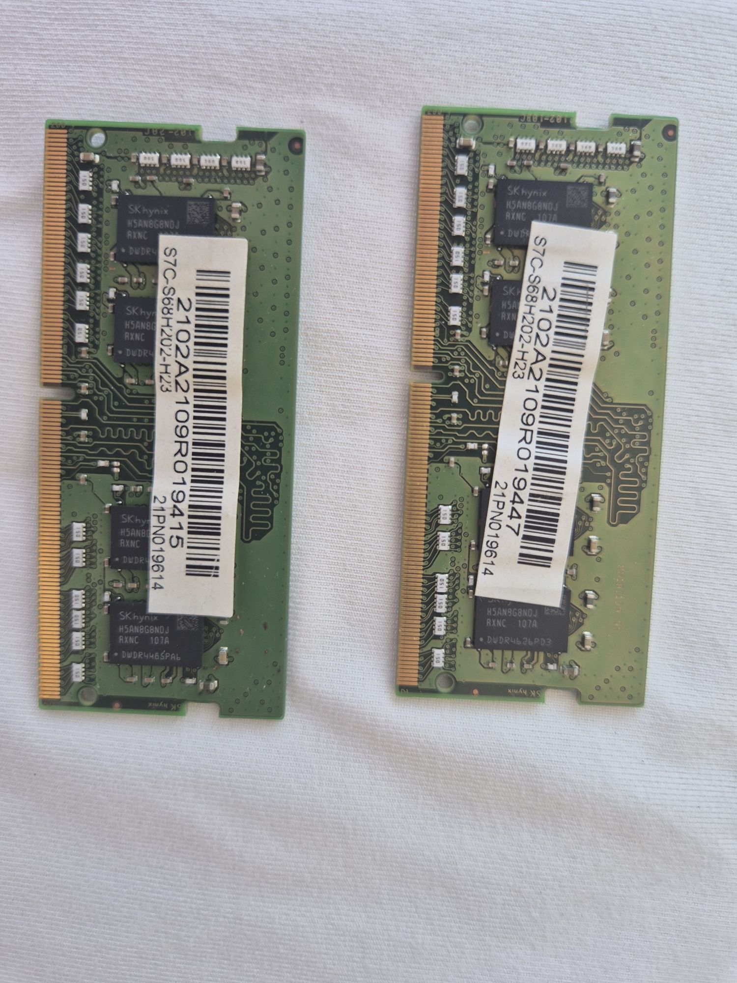 RAM 2 x 8GB DDR4-3200 originais do laptop MSI GP66 Leopard 10UH-483