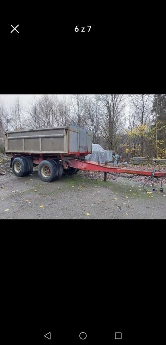 Tandem przyczepa wywrotka