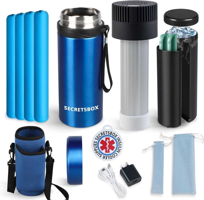 Портативний медичний охолоджувач для інсуліну і інших ліків