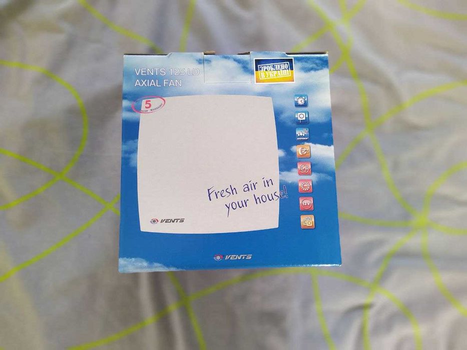 Вентилятор витяжний Vents - 125LD