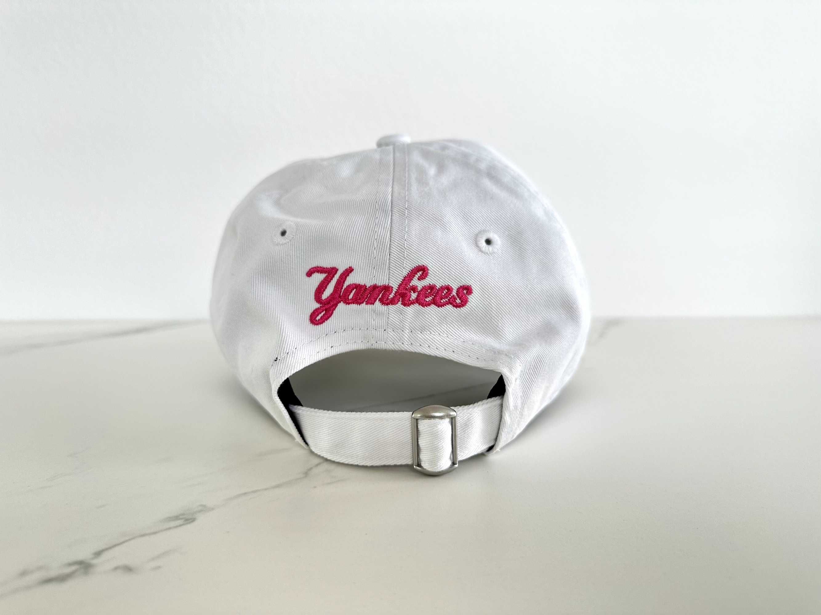 Czapka z daszkiem NEW ERA 9TWENTY 920 NewYork Yankees biały + różowy