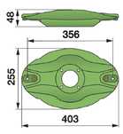 Dysk kosiarki Krone 253531.2 EASY-CUT