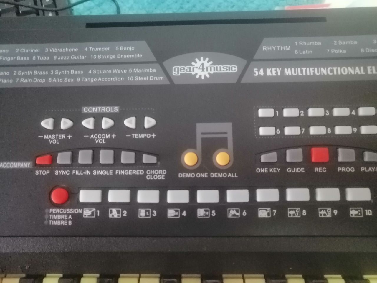 Órgão musical gear 4 music