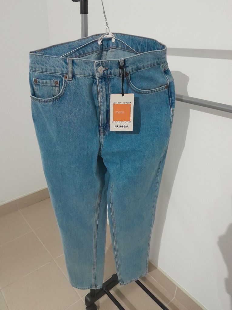 Jeansy spodnie 38