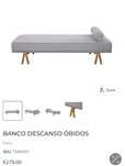 Chaise long/ Banco de descanso ( novo embalado)