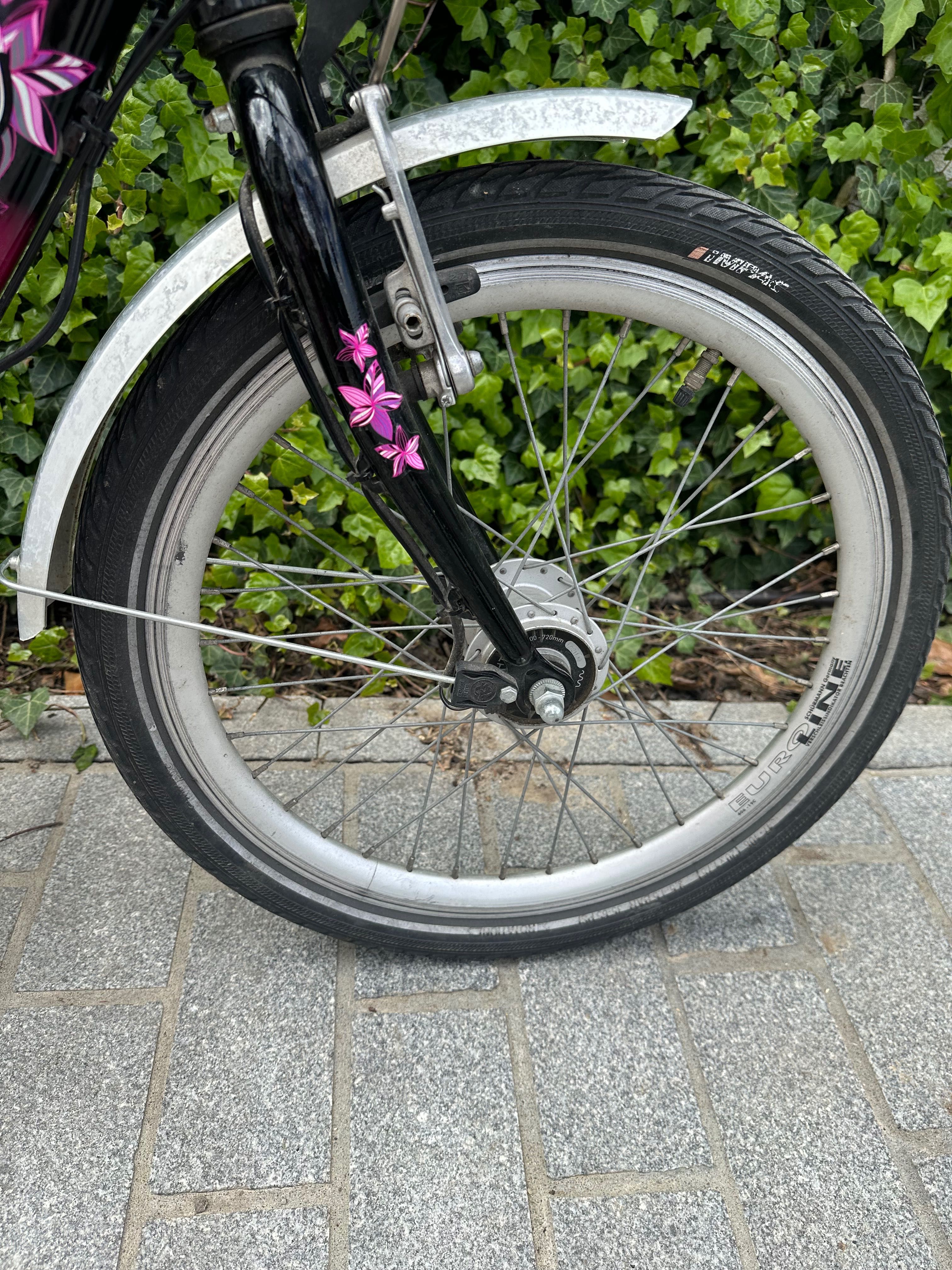 Rower Puky Skyride 20-3 City Alu Light różowo-czarny
