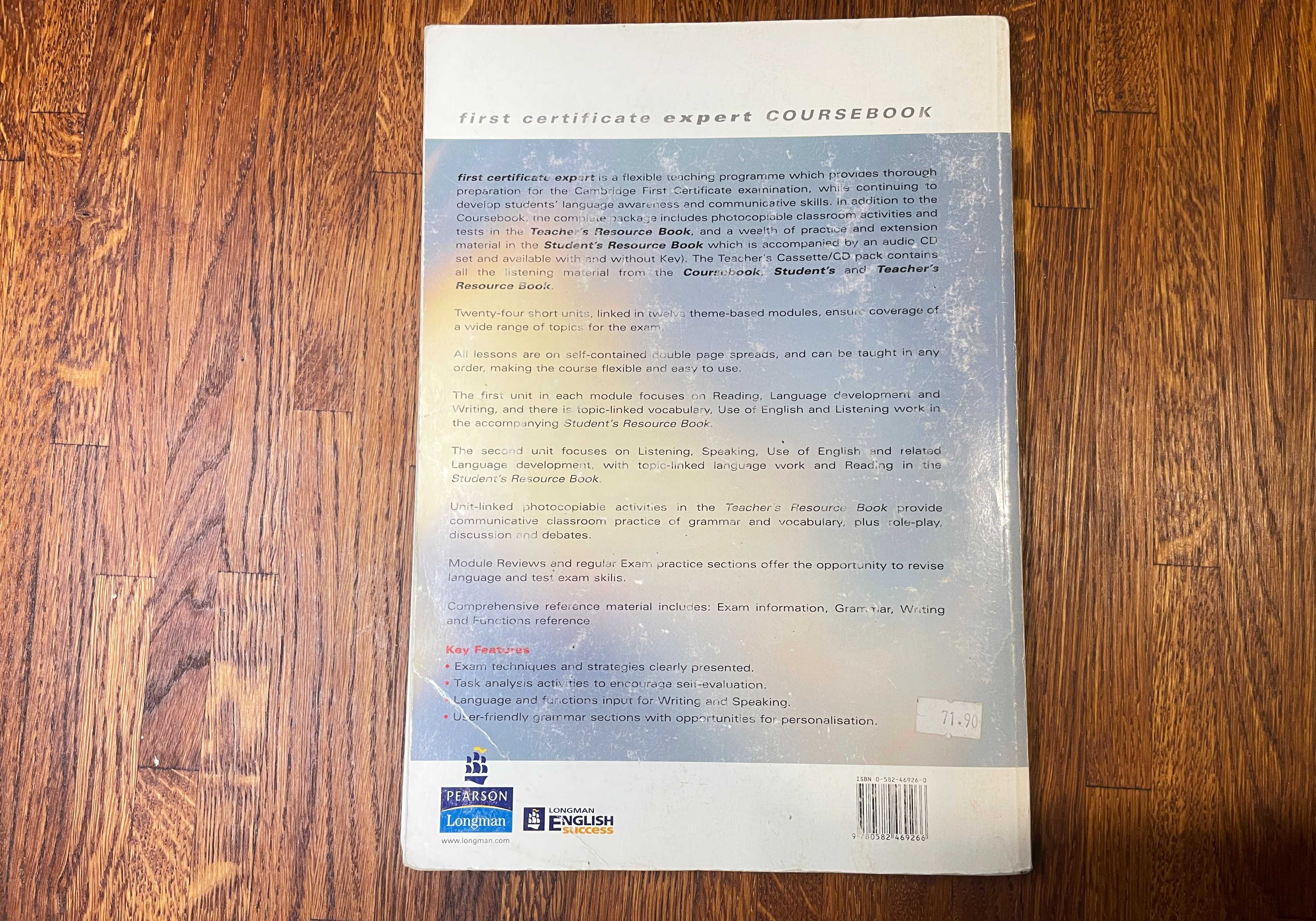 Podręcznik First Certificate Expert Coursebook