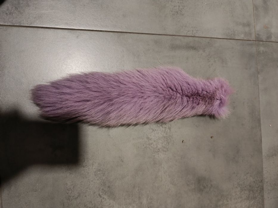 Ogon z lisa/idealny na brelok lub zawieszkę!Naturalny!