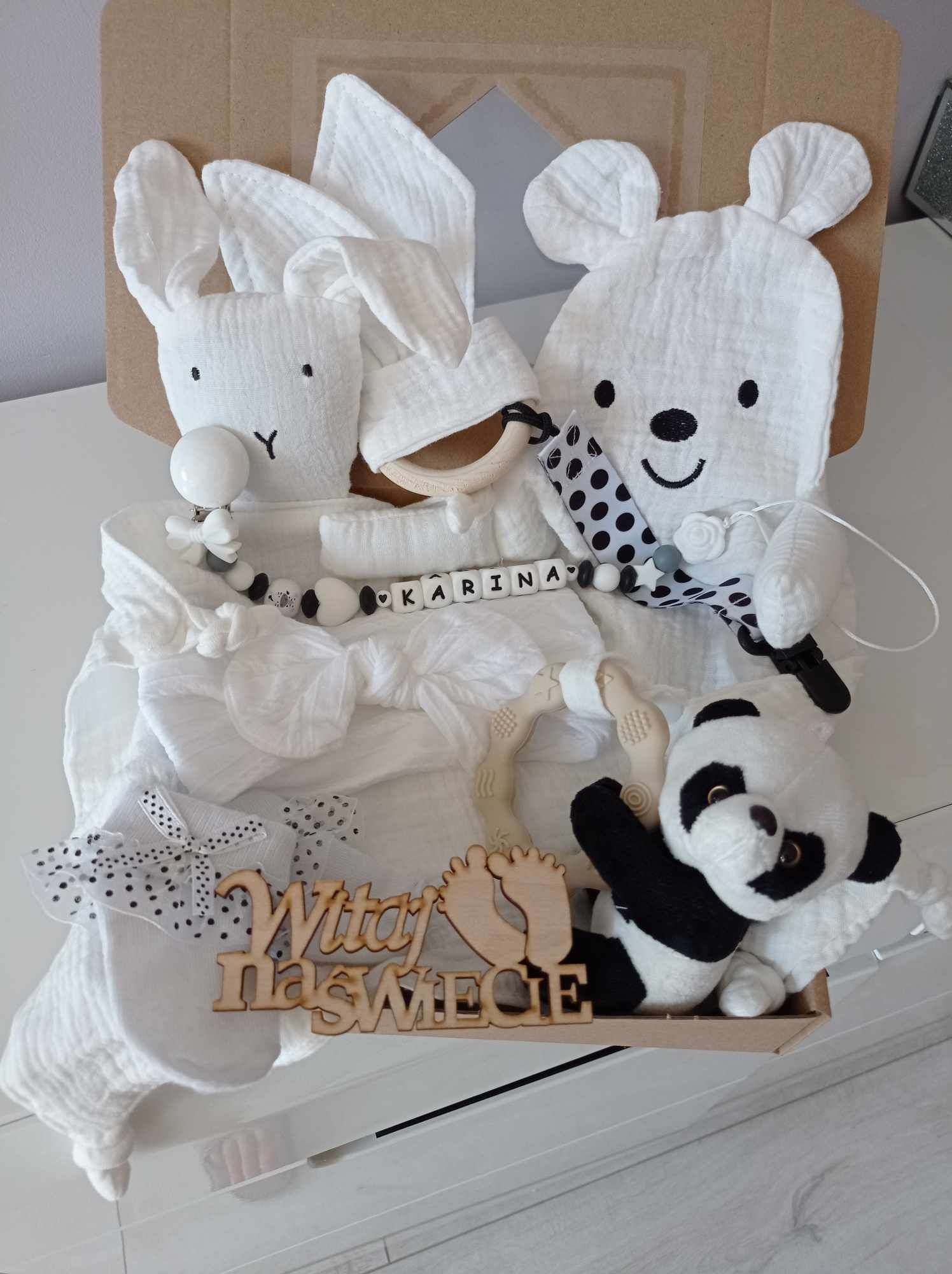 Zestaw Prezentowy baby shower narodziny chrzest prezent baby box