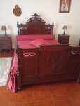 Quarto de cama antigo em madeira n.2