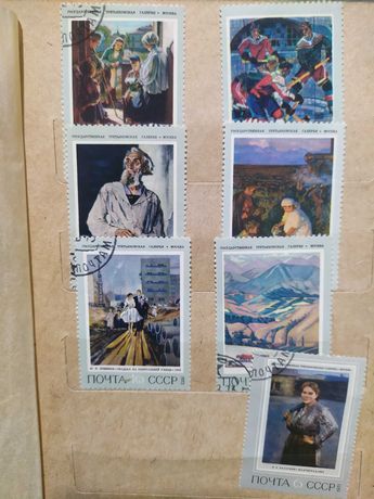 коллекция марок 70-80г.