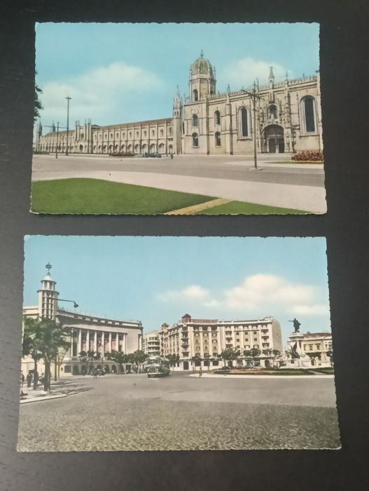 Lote de 10 belos postais vintage de Portugal