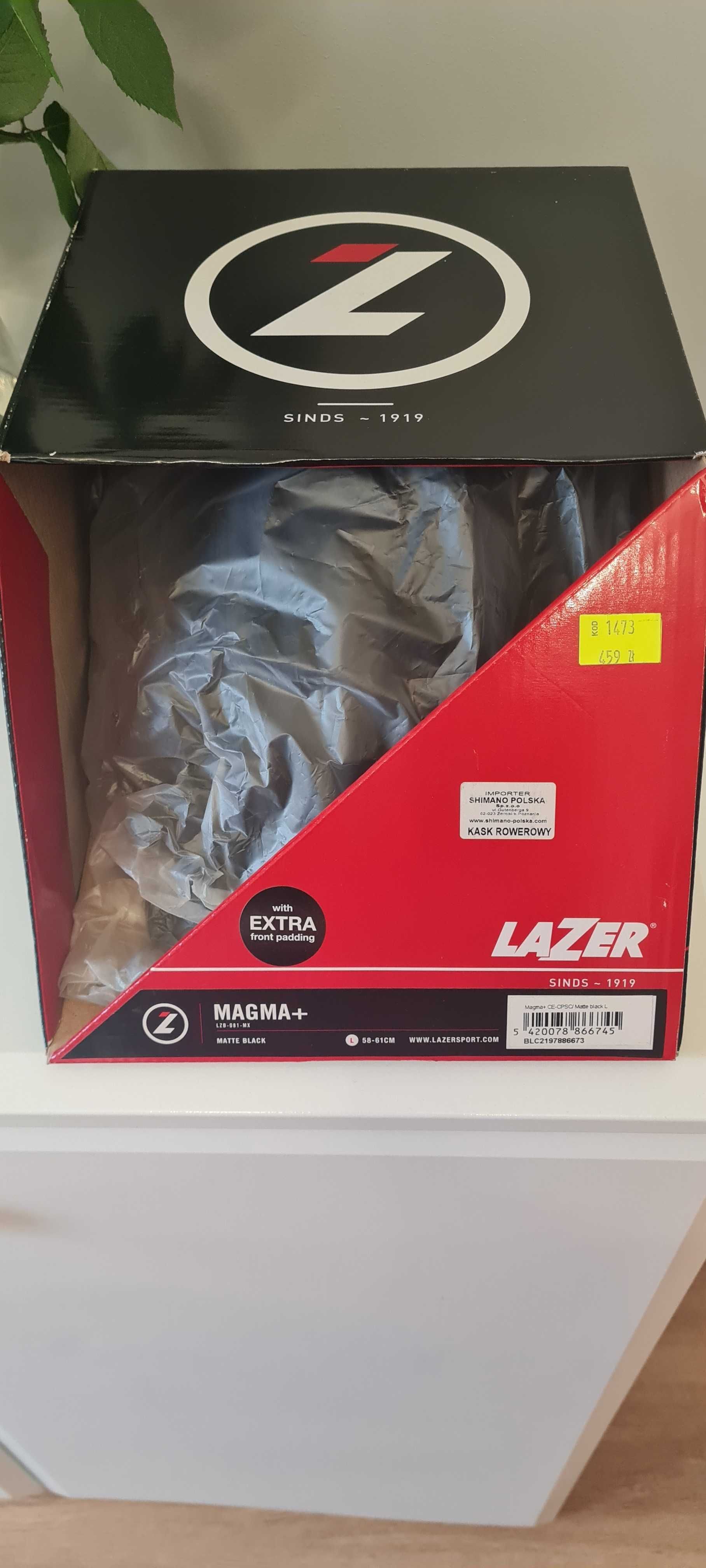 Kask rowerowy Lazer Magma +, nowy