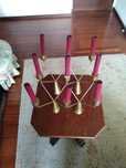 Candelabro dourado Area