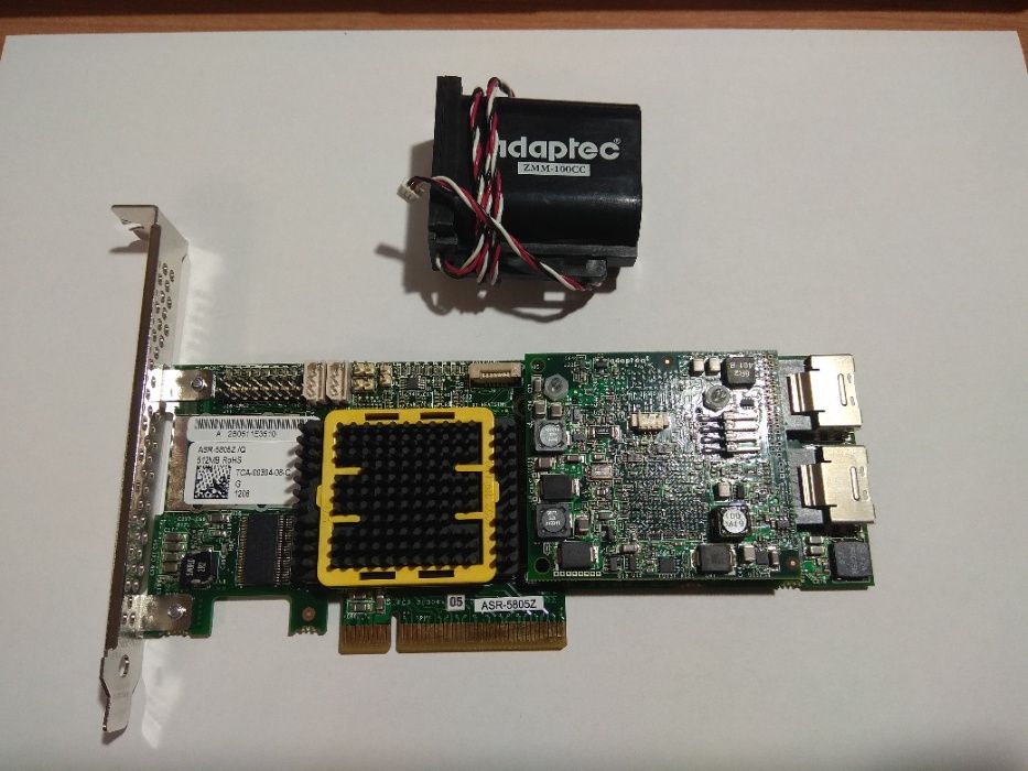 RAID контроллер Adaptec ASR 5805Z/Q 512Mb + ZMM-100CC