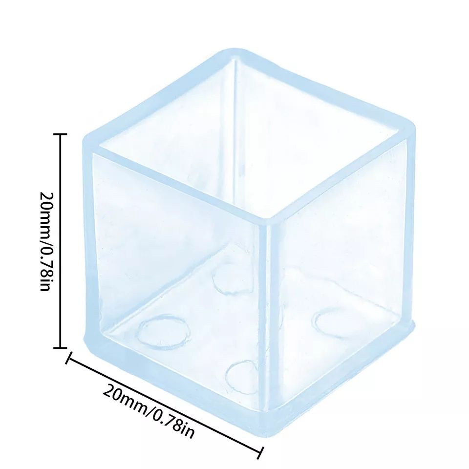 Прозрачные накладки на стулья, Силіконові підставки під меблі