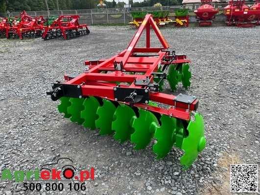 Brona talerzowa Oskar dwuwalcowa 1,6m 2x7talerzy