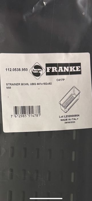 Ociekacz do zlewozmywaka FRANKE