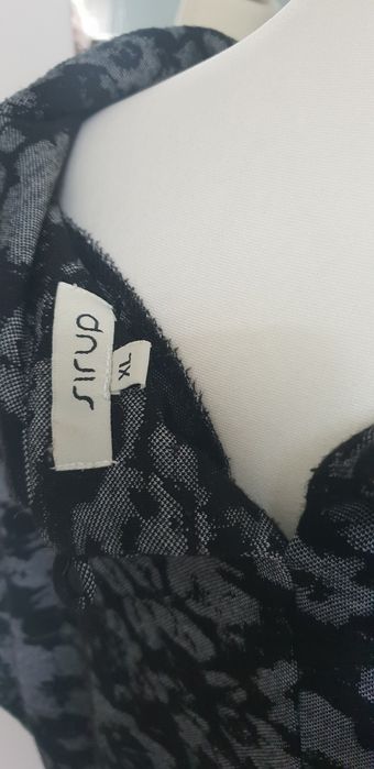 Sukienka czarno szara XL