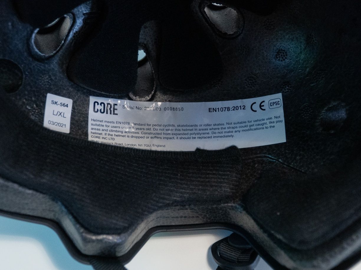 Kask Core Street Skate Czarny