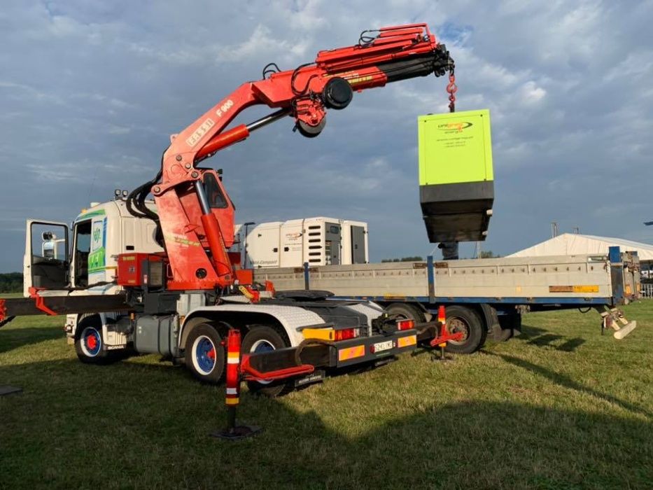 Relokacja maszyn transport maszyn usługi, dzwigowe HDS kontenerow