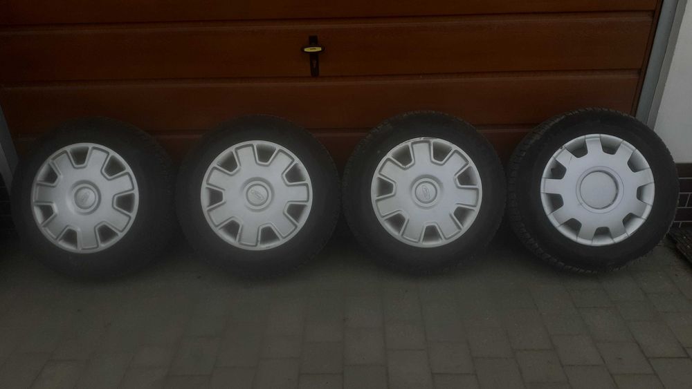 Koła/opony+felgi/15 cali do Ford i inne.Rozstaw śrub 5x108.Opony z 23r