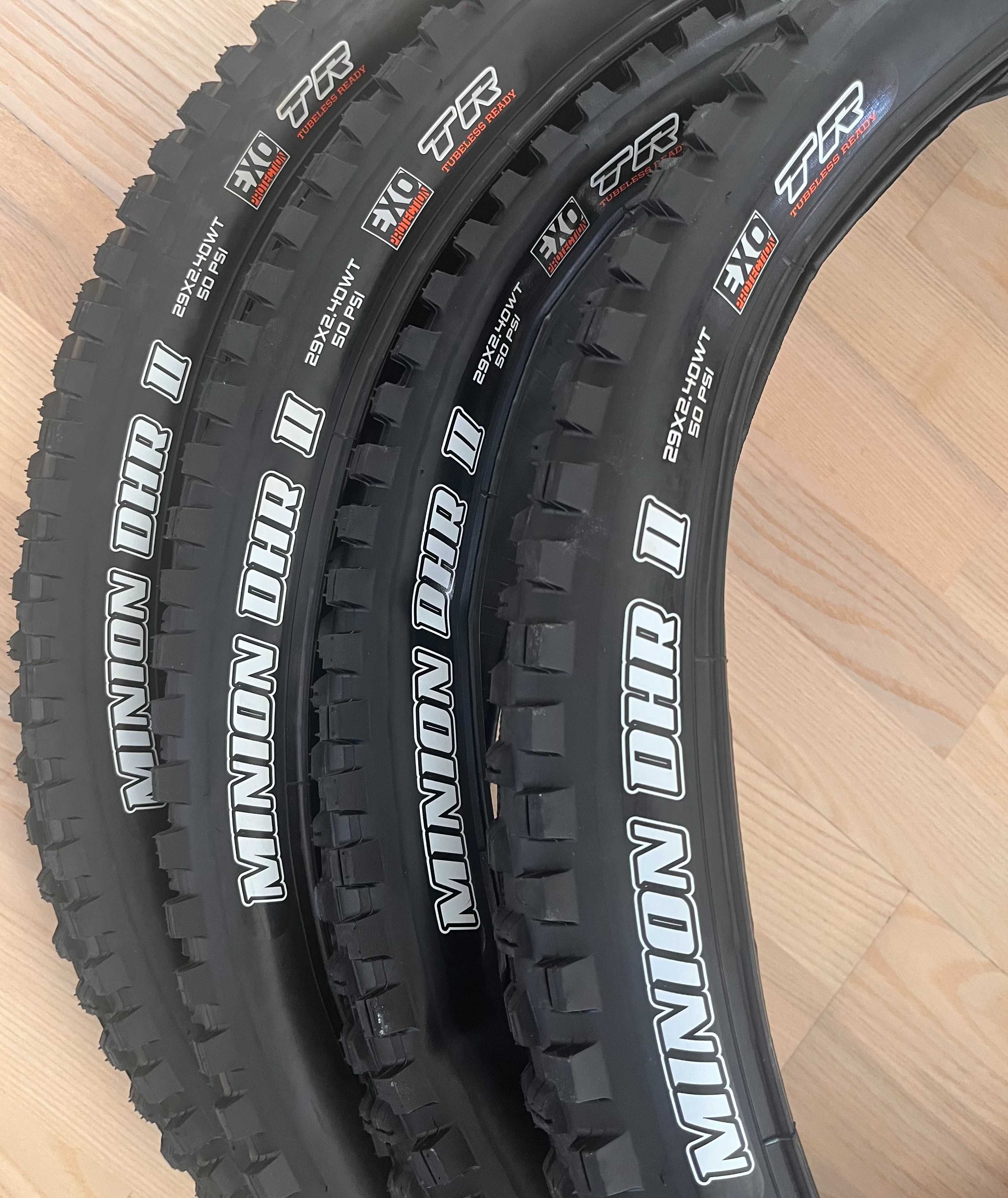 2 x Opona Maxxis Minion DHR II 29x 2.4 WT TR Exo Dual enduro Ebike dhr