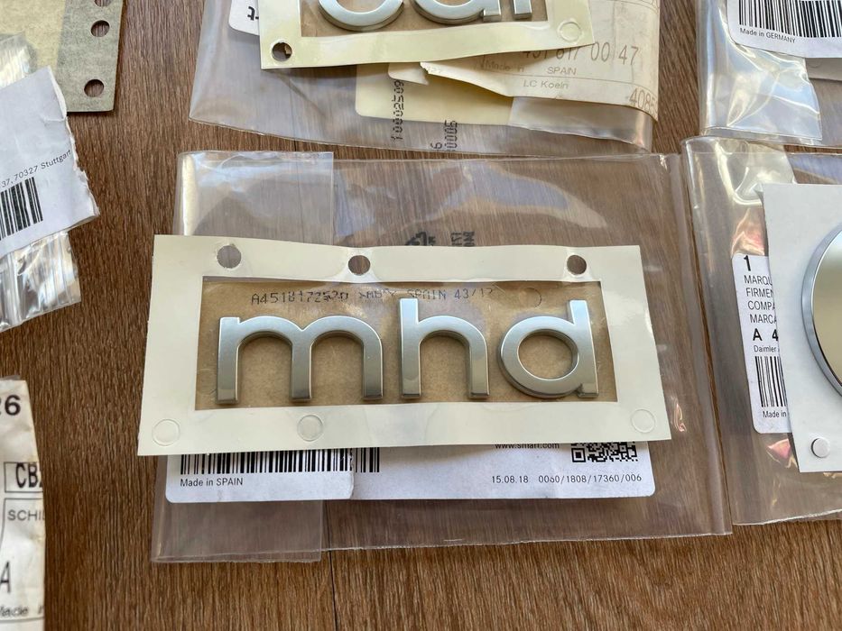 SMART - Símbolos | Emblemas | Autocolantes BRABUS | CDI | MHD - NOVOS