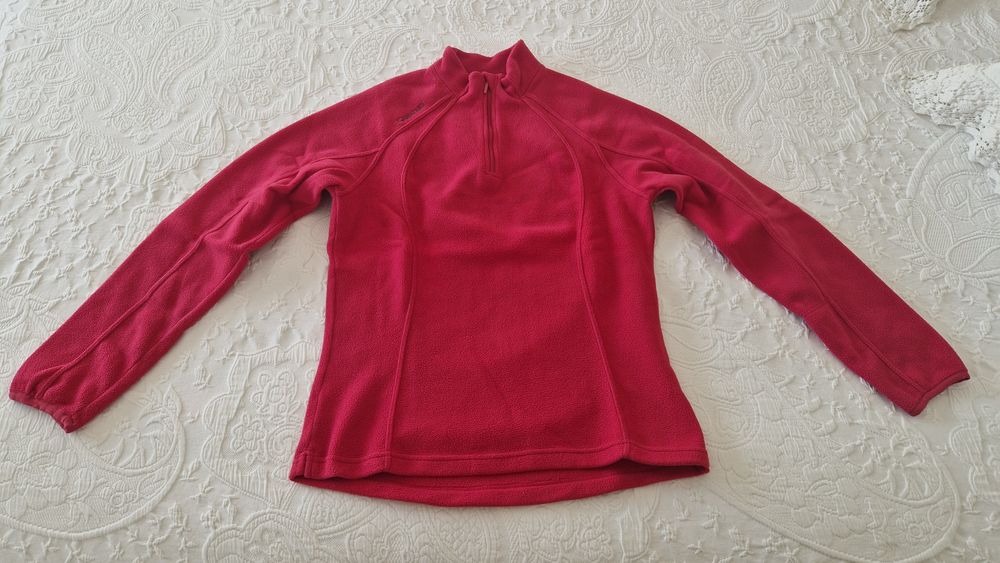 Camisola polar Quechua, rosa, tamanho S