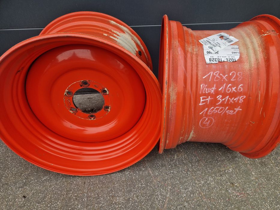Felga 14x28 fendt 16x28 John deere 12x28  CASSE claas 18x28