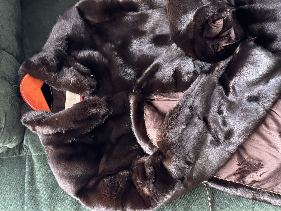 Шуба норка блек лама blackglama