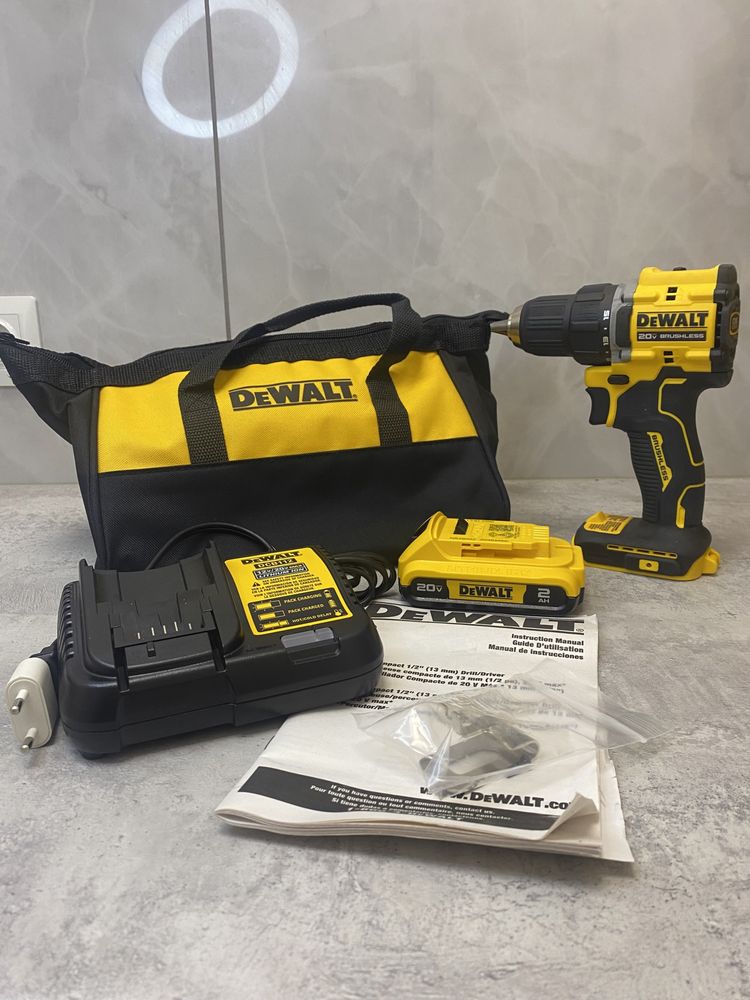 DeWALT DCD794 20V MAX безщітковий шуруповерт Made in Mexico комплект