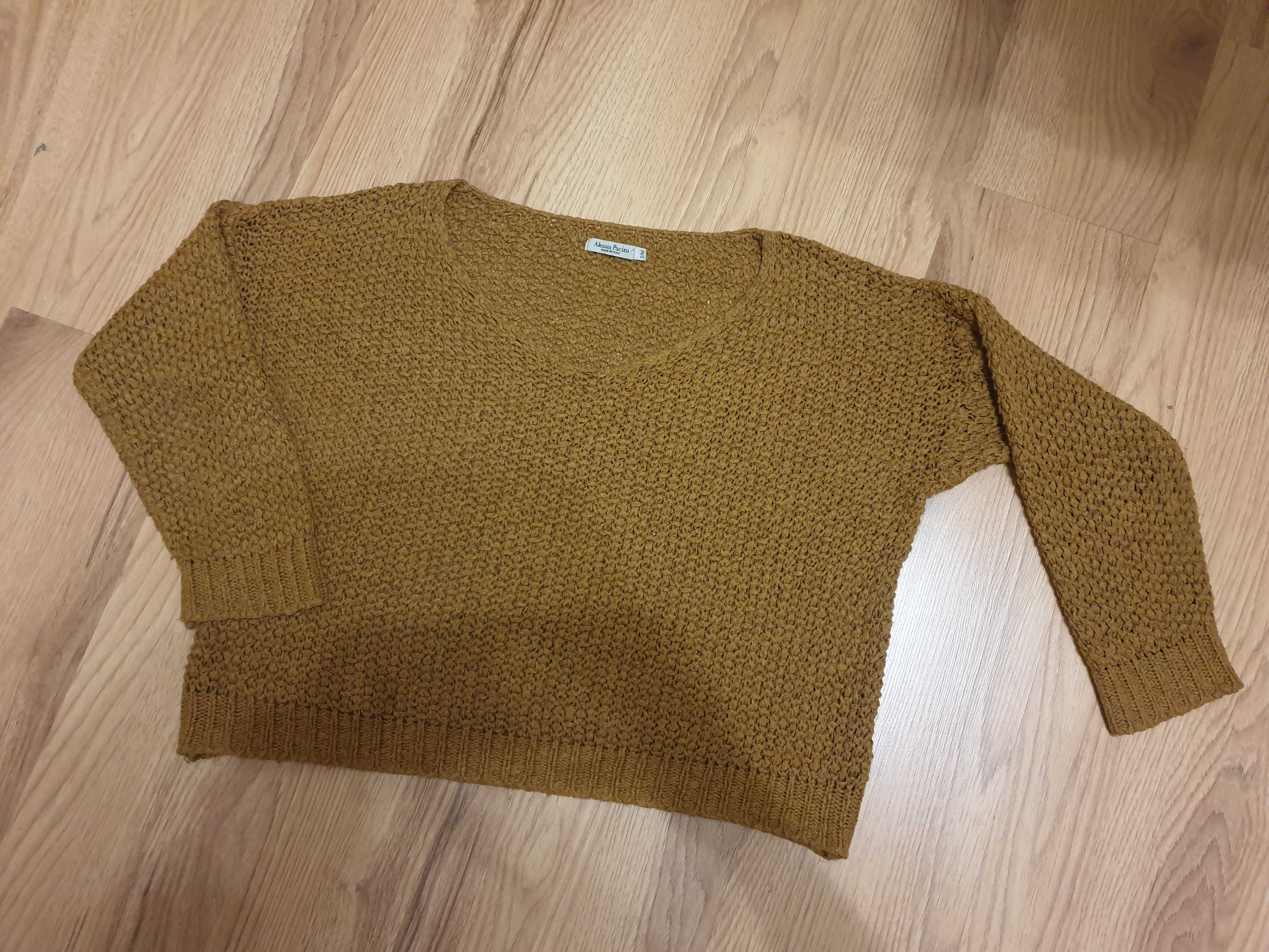 Włoski sweterek typu oversize S/M Alessia Pacini