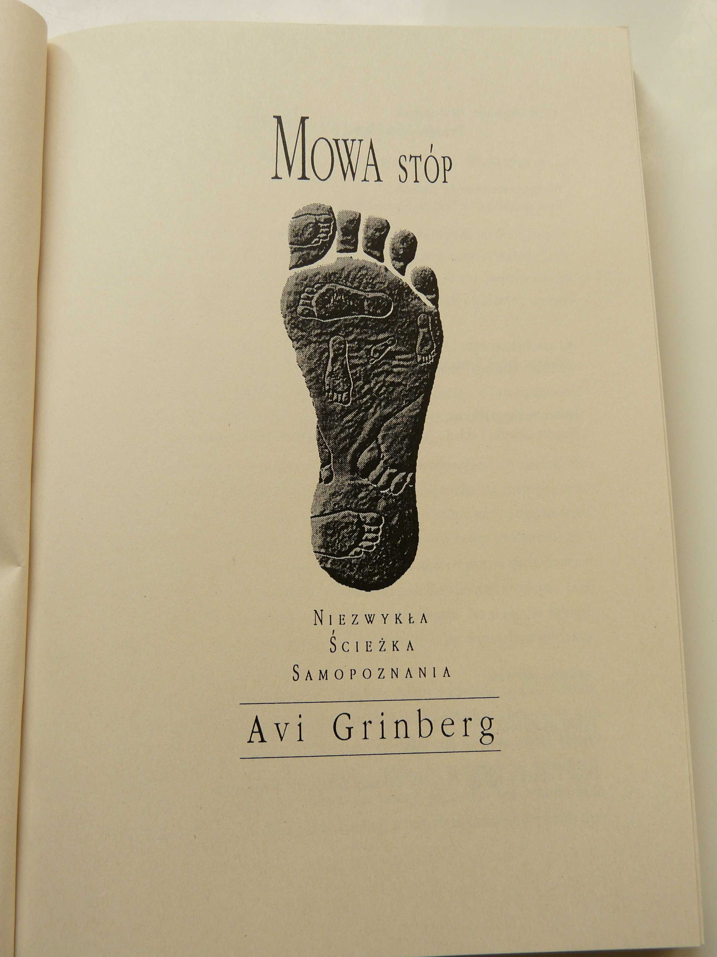 Mowa Stóp Niezwykła Ścieżka Samopoznania Avi Grinberg (nowa)