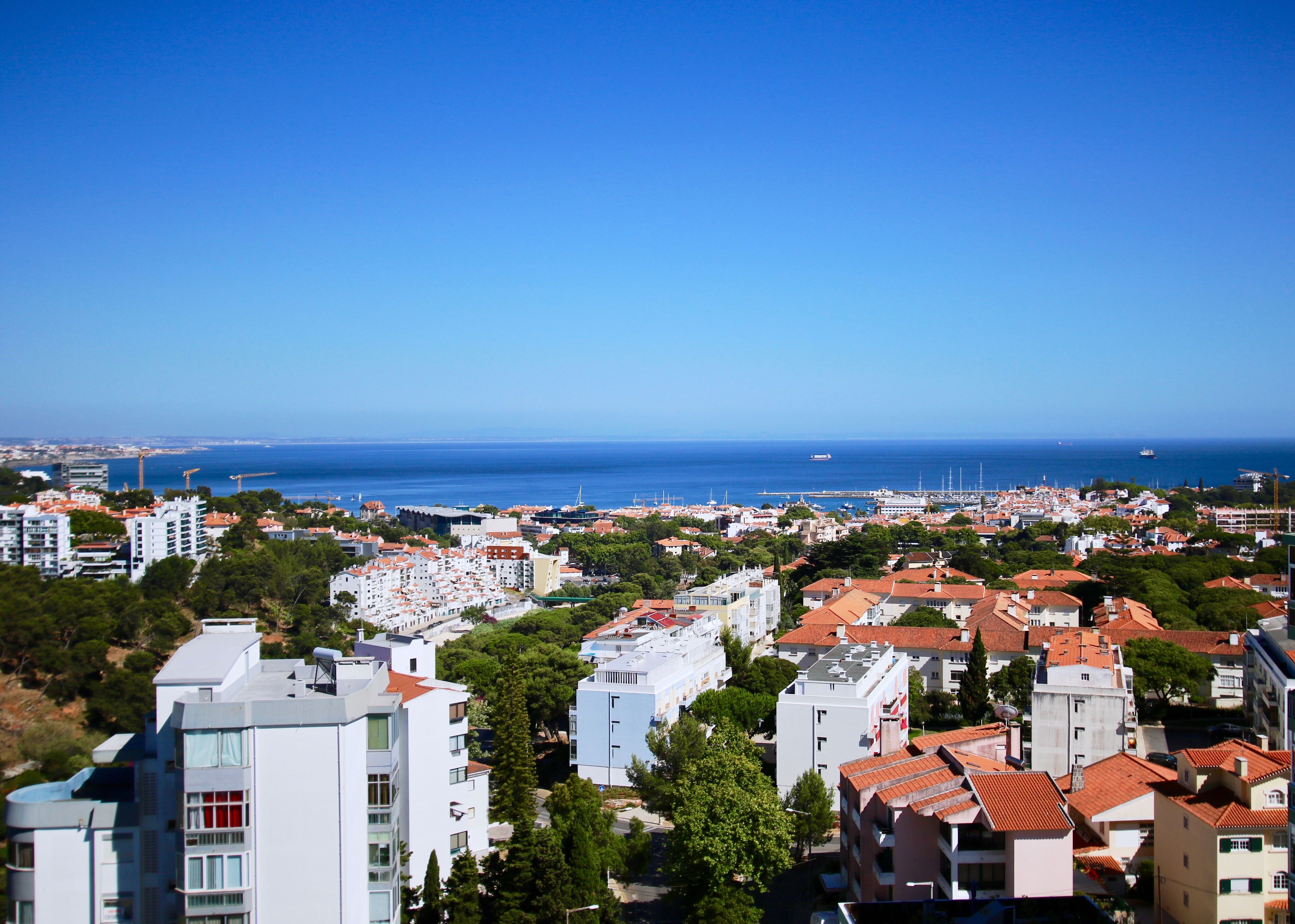 PENTHOUSE CASCAIS T3 vista panorâmica mar e serra