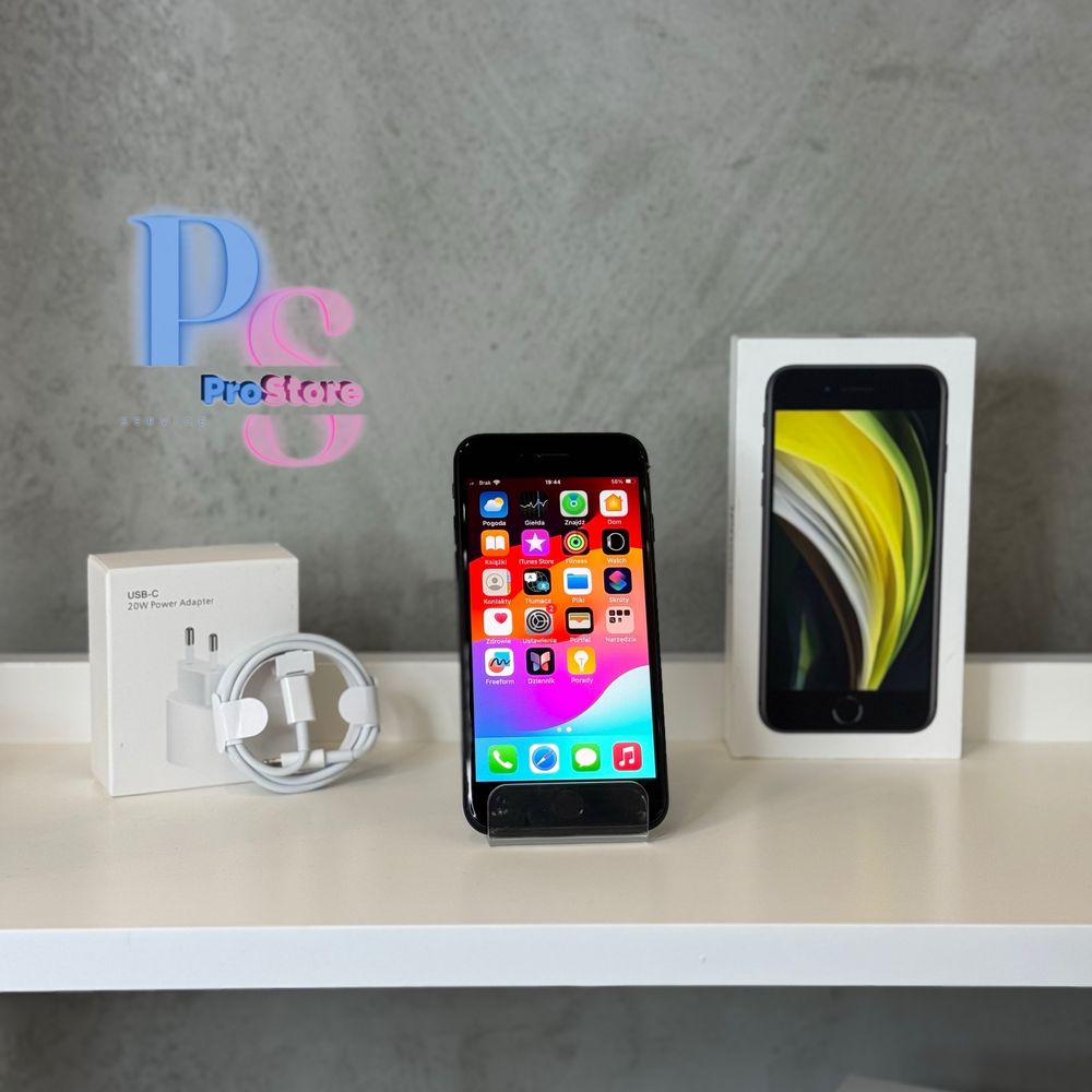 Apple iPhone SE 2020 64GB Black | Stan bdb | Bateria 100% | Gwarancja